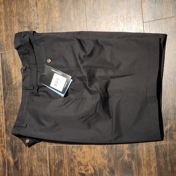 nwt ADIDAS climacool men's golf shorts 36 black flat front athletic bermudas new - Picture 4 of 4